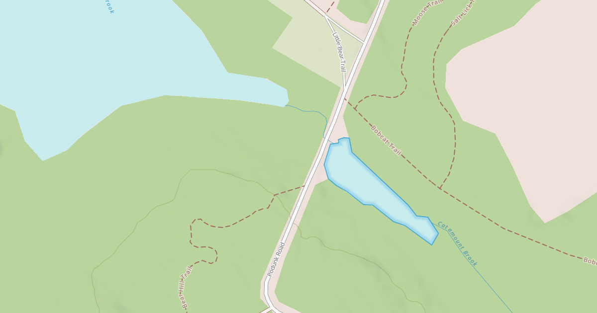 Map preview of snowmachine trail