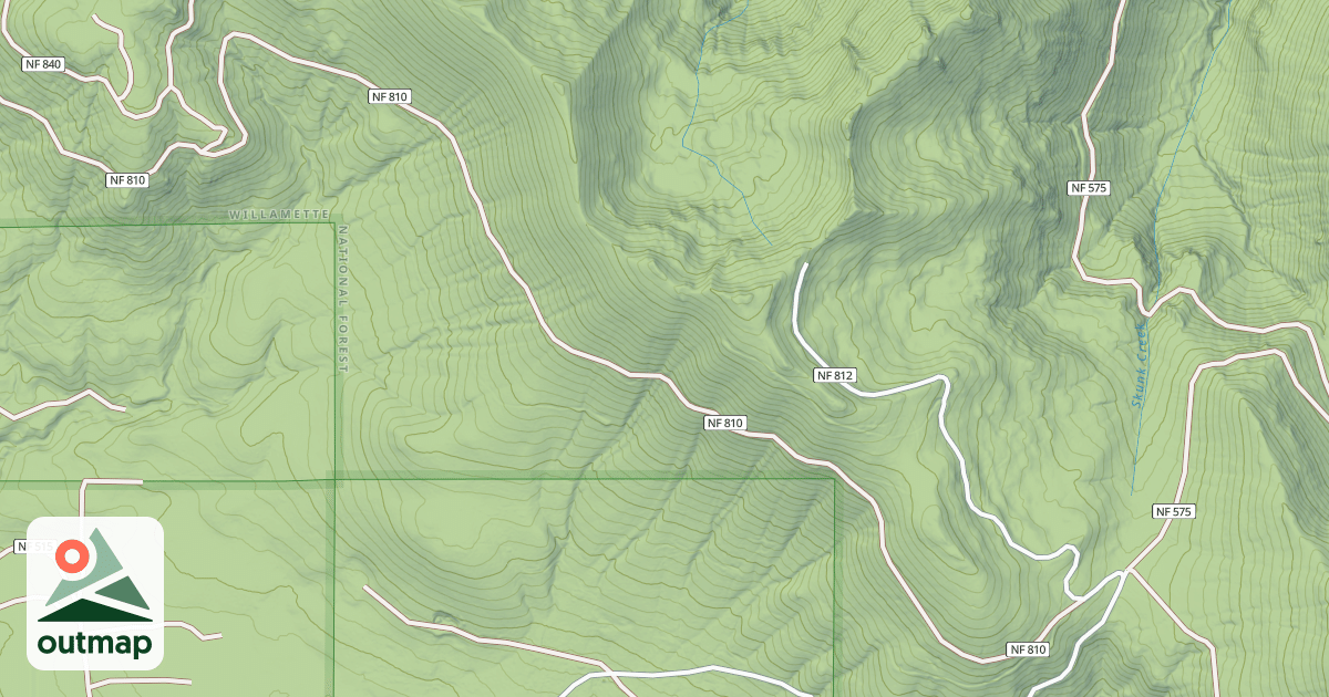 Map of Mccoy #4 - Timber Butte Route