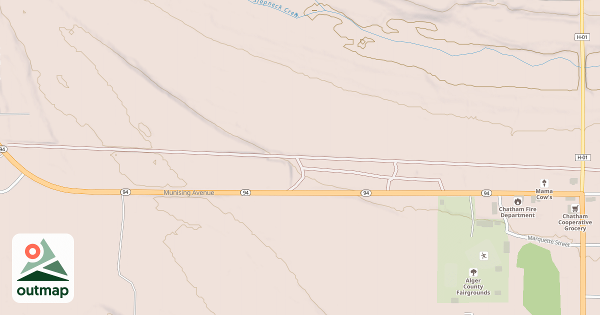 Map of Coalwood Trail