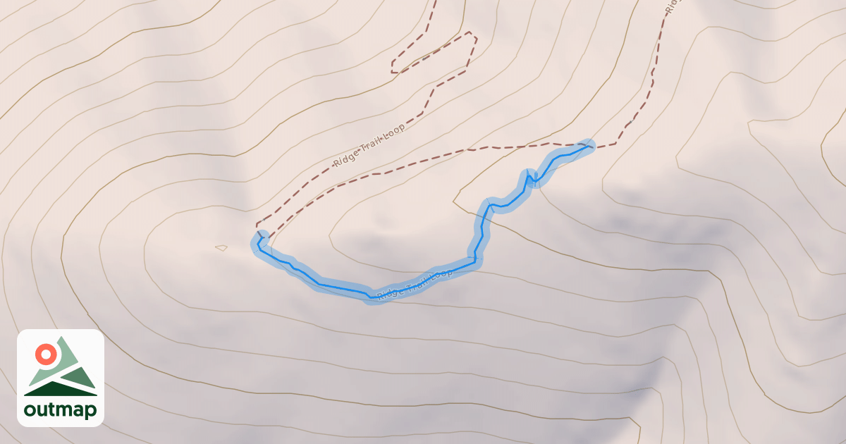Map of Ridge Trail Loop