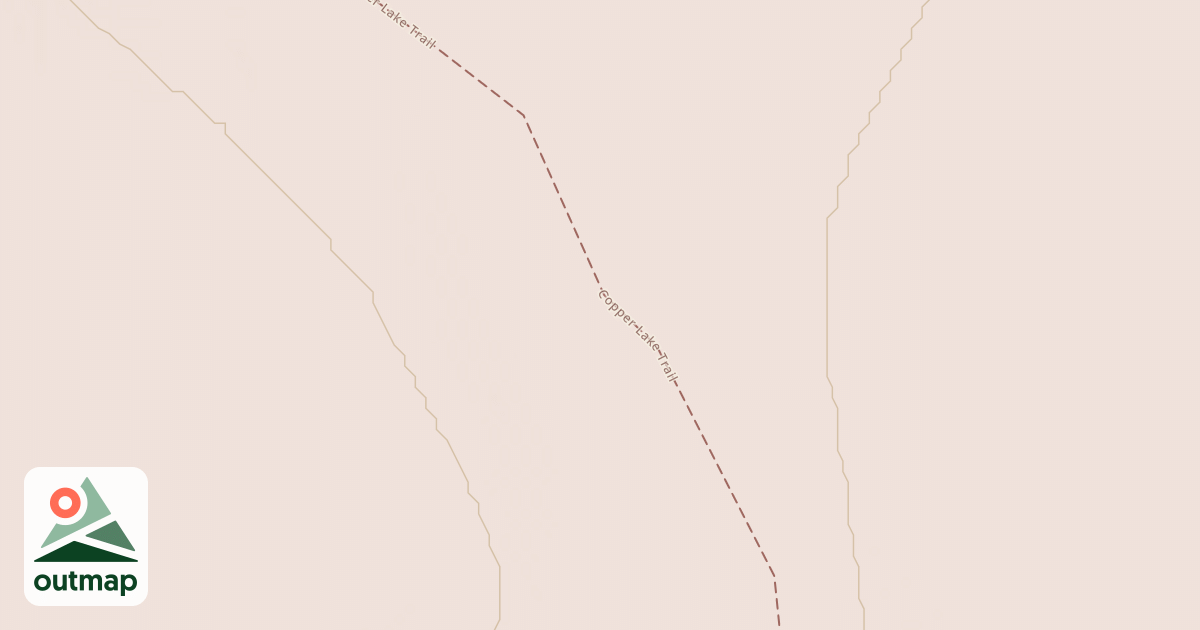 Map of Copper Lake Trail