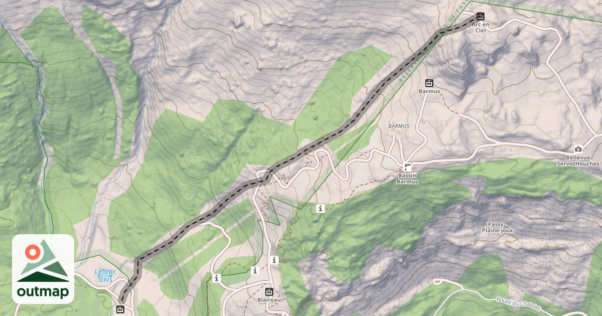 Map of Dérochoir