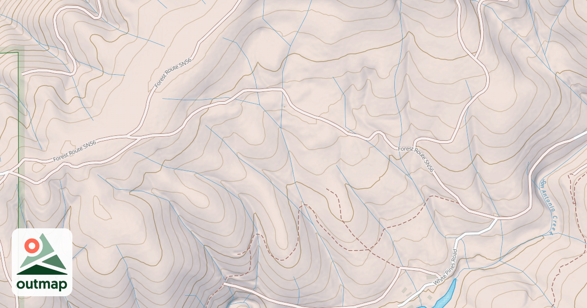 Map of USFS Motor Vehicle Use Map Roads {3AB1F340-44FA-49EB-A8D0-4B5C07C9E218}