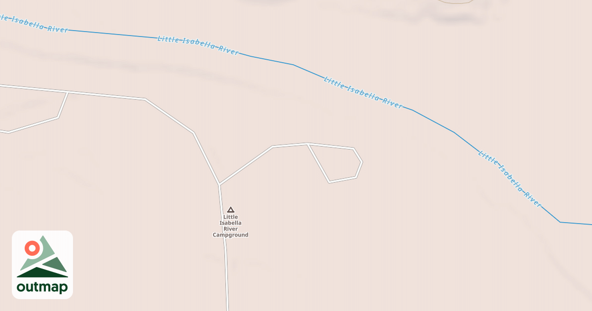 Map of LITTLE ISABELLA RIVER CG