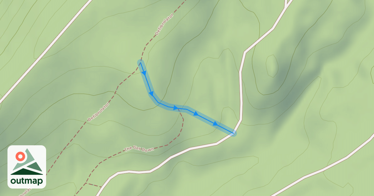 Map of Chute Dang