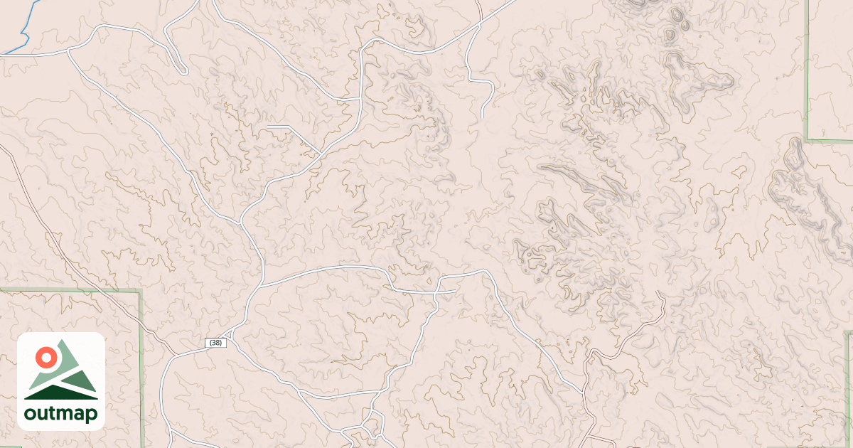 Map of Lake Creek 1