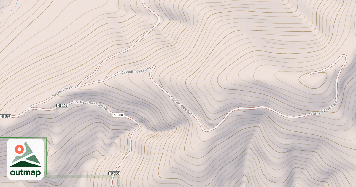 Map of CASCADE POINT