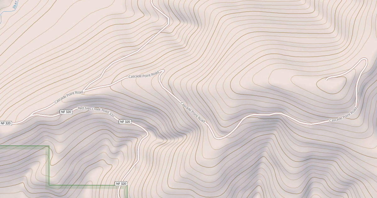 Map preview of CASCADE POINT