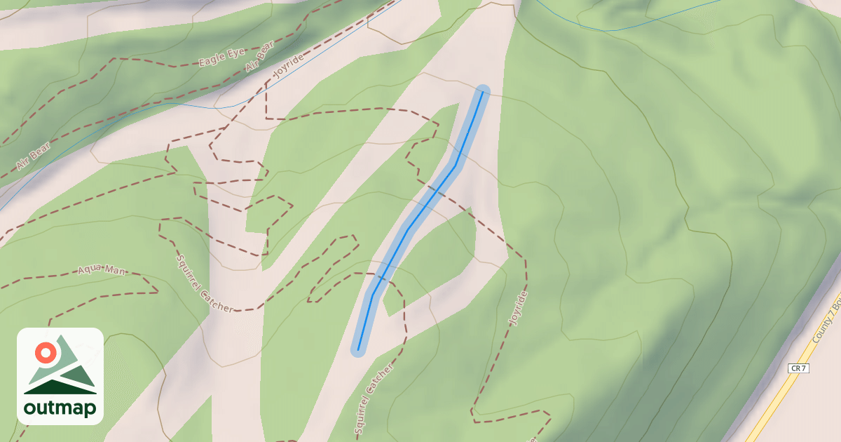 Map of Dike Run