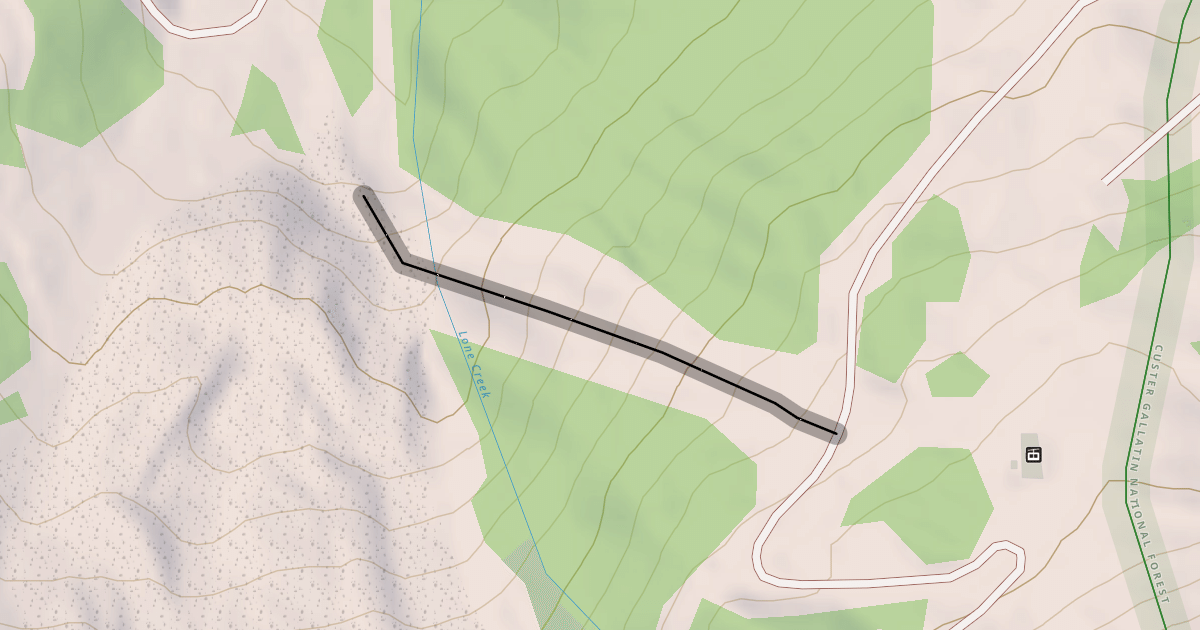 Map preview of Highline
