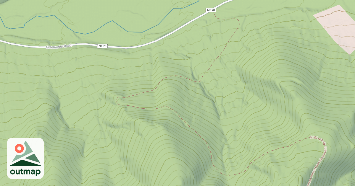 Map of UPPER FOSS CREEK