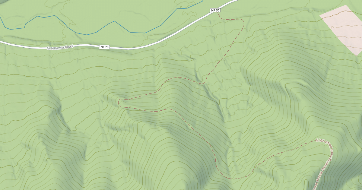 Map preview of UPPER FOSS CREEK