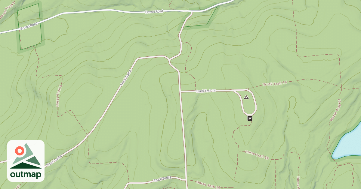 Map of Truck Trail 1