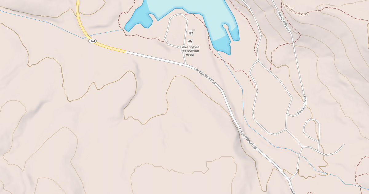 Map preview of NORTH FORK PINNACLE -LK SYLVIA