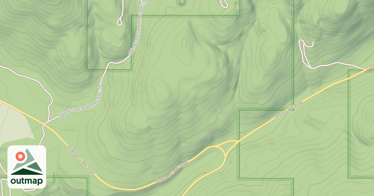 Map of BLACK BUTTE SOUTH RIDGE