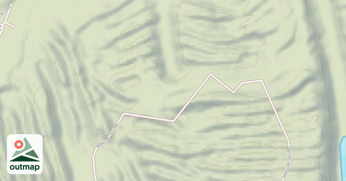 Map of Interlake State Recreation Area Trails