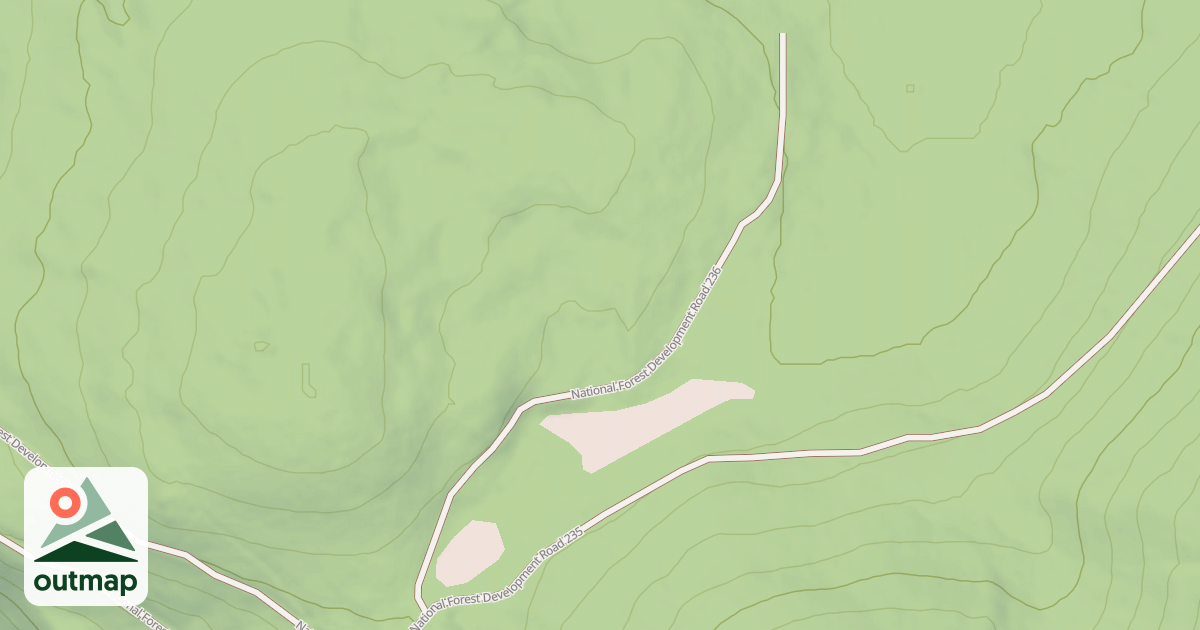Map of USFS Motor Vehicle Use Map Roads {3B3374AD-1131-44AA-9009-0019E163D7DA}