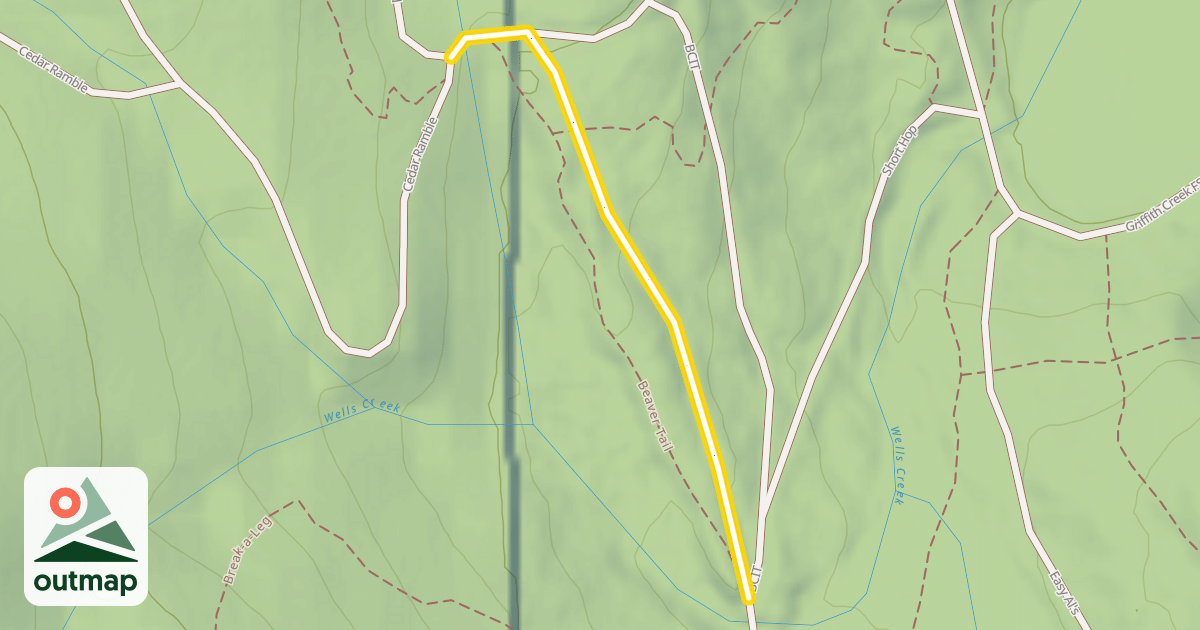 Map of Cedar Ramble