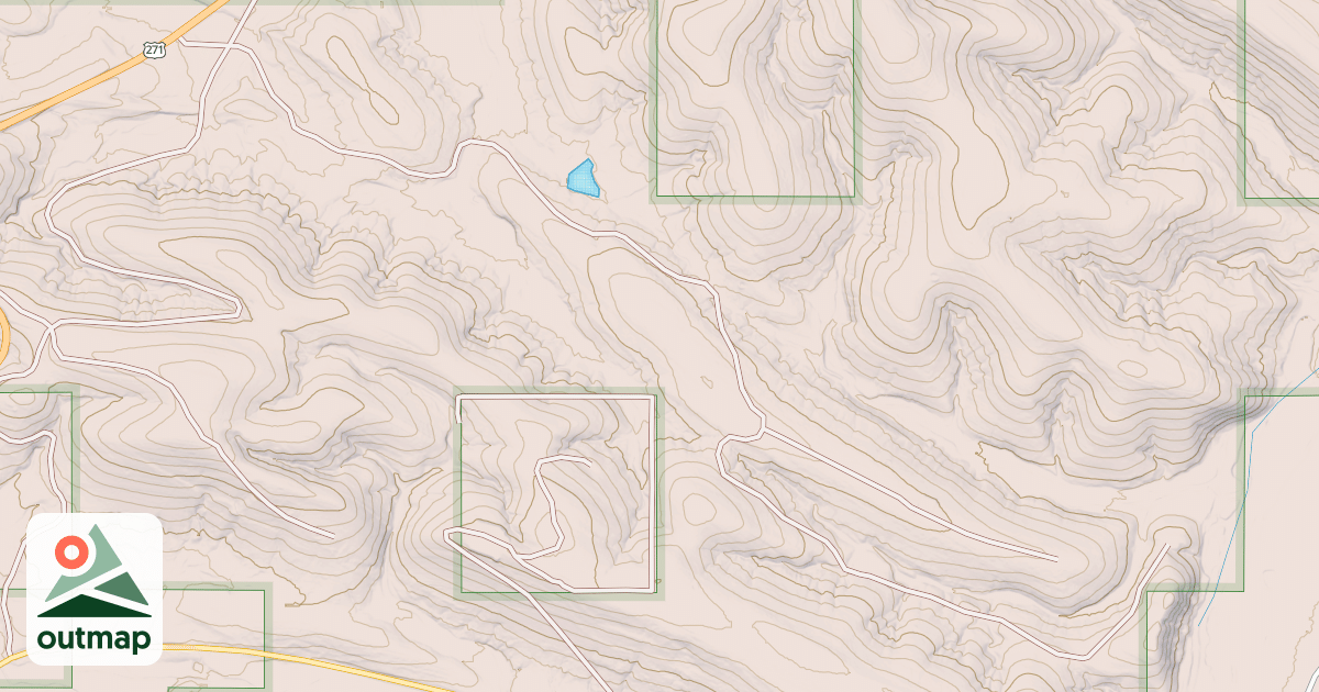 Map of BONY RIDGE