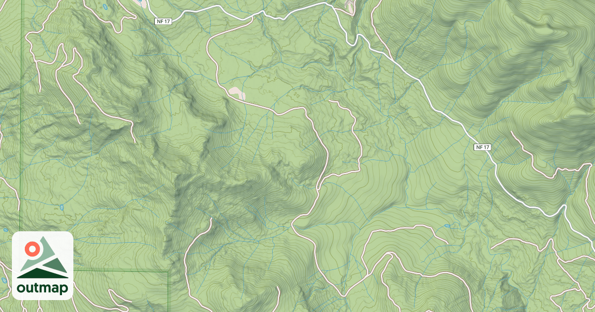 Map of LITTLE DEER PEAK