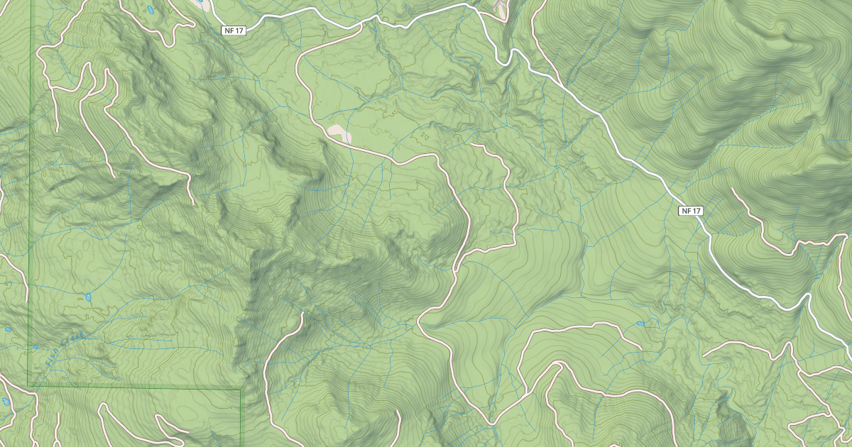 Map preview of LITTLE DEER PEAK