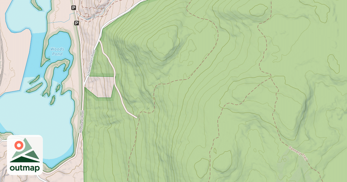 Map of Eagle Ledge Trail