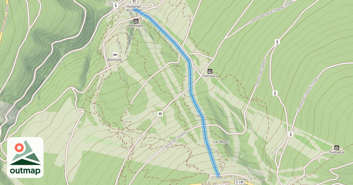 Map of Stade de Stalom