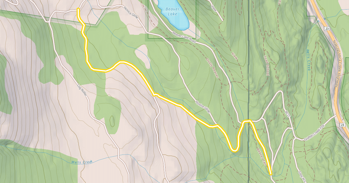 Map preview of Cedar Ramble