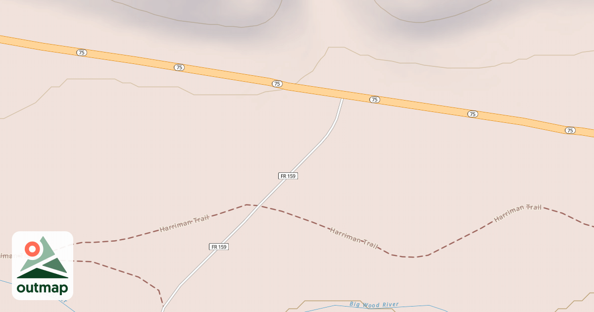 Map of CATHERDRAL PINES ORG. C*