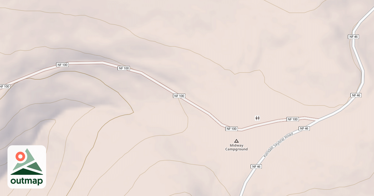 Map of MIDWAY SPRING