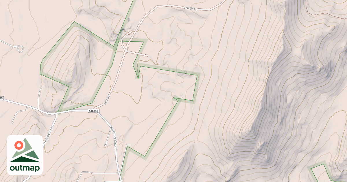 Map of CUSTER MTN BR 1D