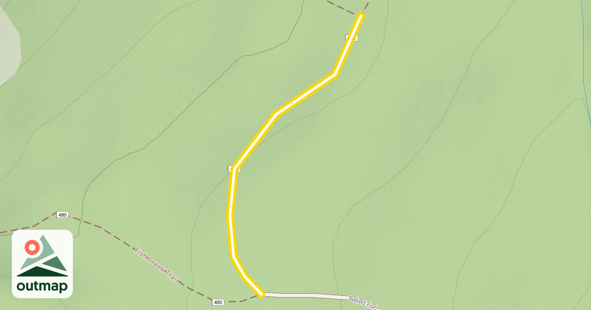 Map of Fish Creek Trail