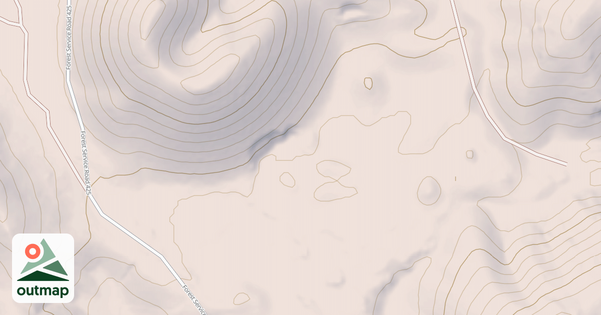 Map of USFS National Forest System Roads {A2B7DB32-8881-4AF7-B861-7FD057F6AF6A}