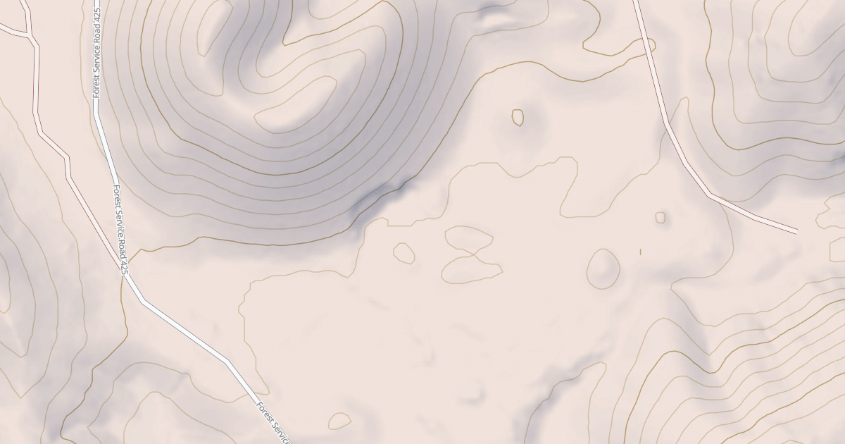 Map preview of USFS National Forest System Roads {A2B7DB32-8881-4AF7-B861-7FD057F6AF6A}