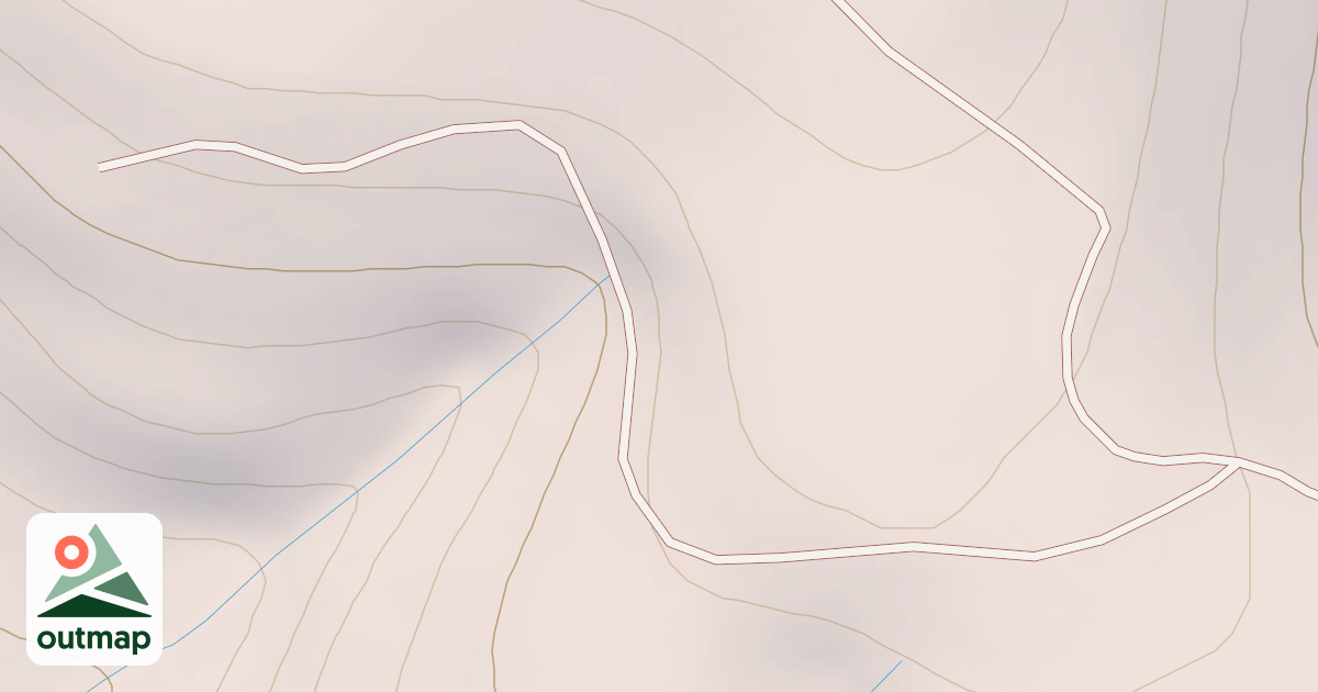Map of LONE PINE RIDGE