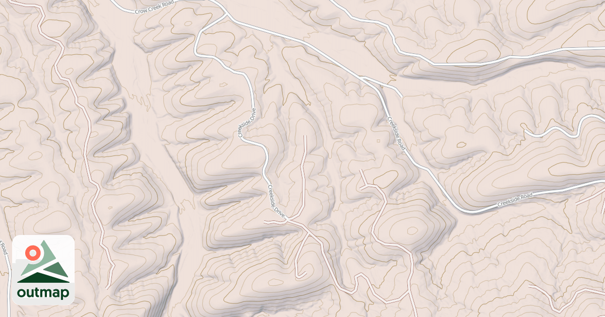 Map of ALLEN CREEK