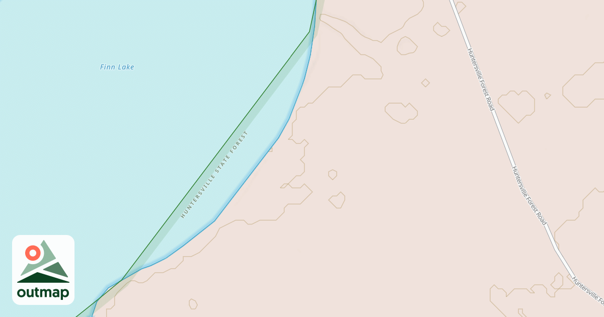 Map of Huntersville Trail