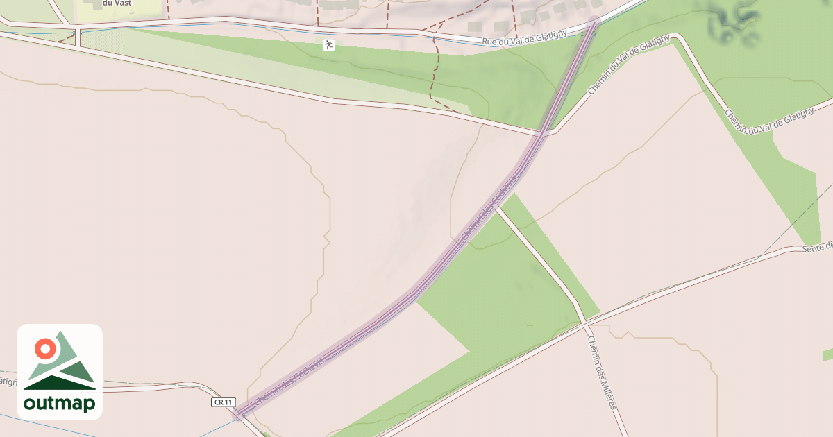 Map of Chemin des Cochevis