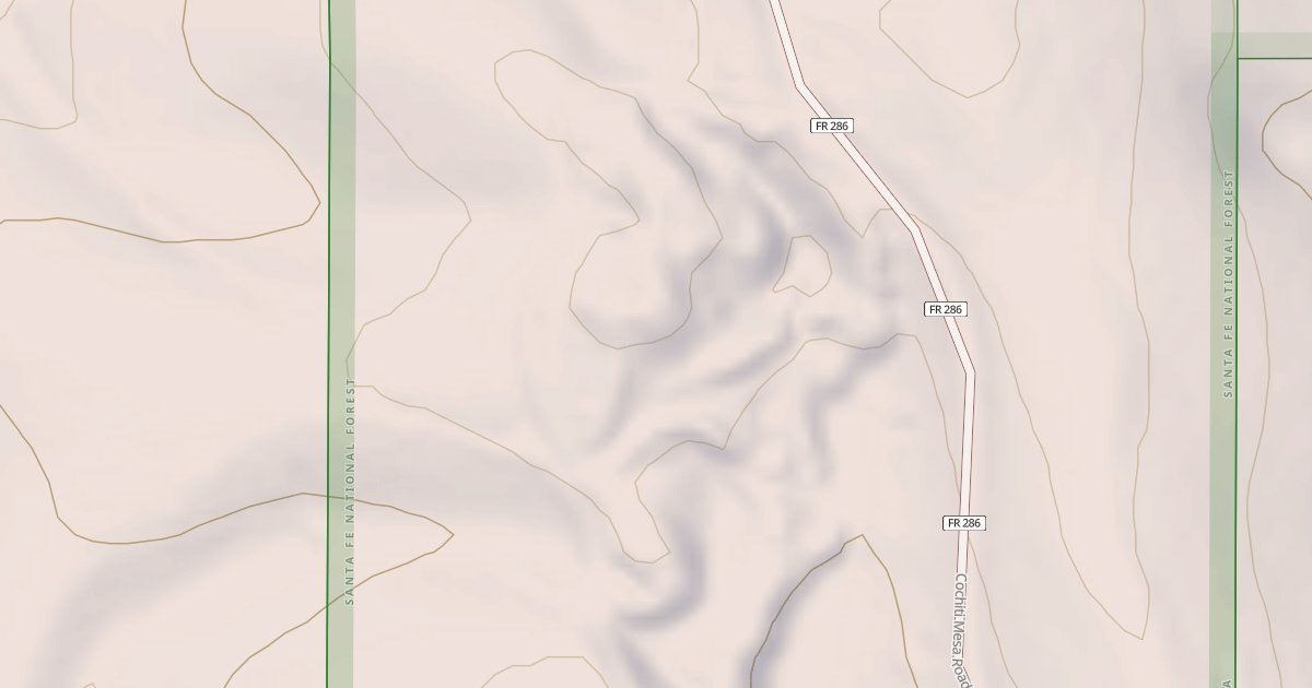 Map preview of USFS Motor Vehicle Use Map Roads {2D3ABFAF-8639-4019-BD1D-93C31FD7C578}