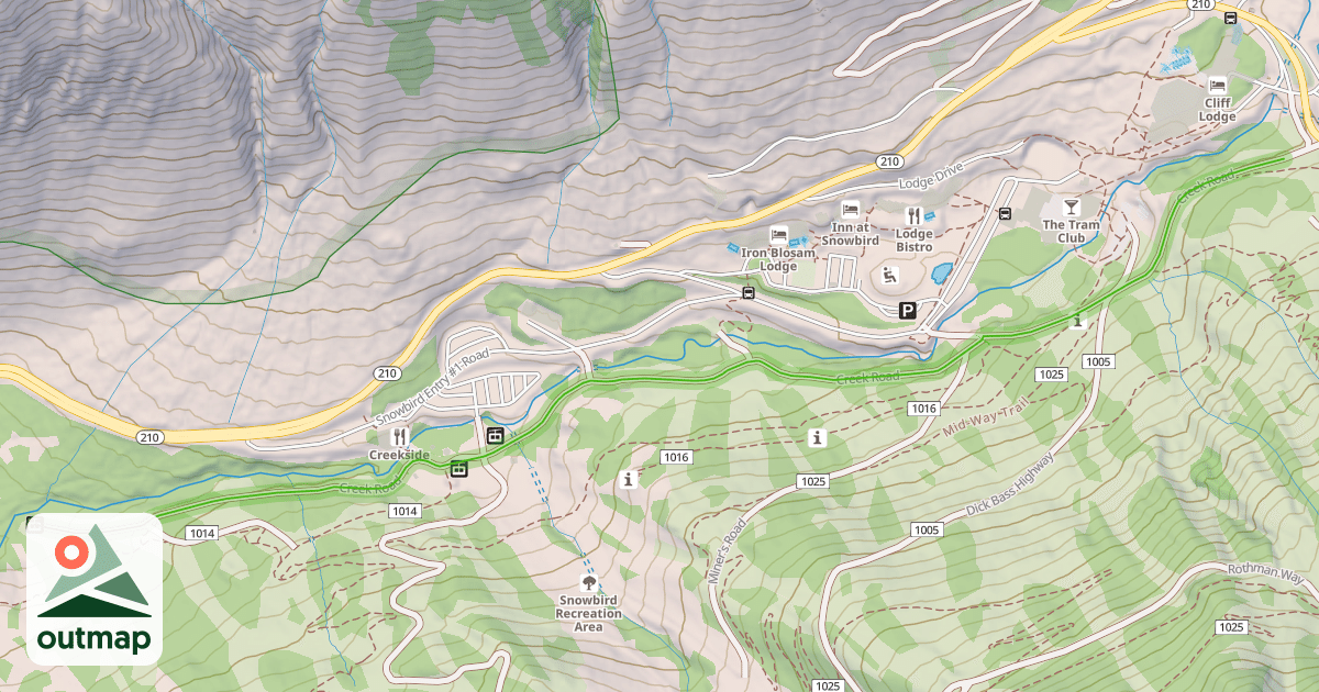 Map of Creek Road