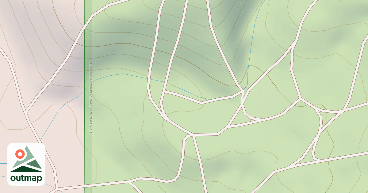 Map of BLM National GTLF Public Motorized Roads 51a7a6dc-1c03-4571-891a-8aa53f412ac1