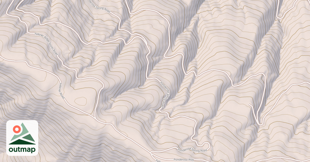Map of PONDEROSA SPRING