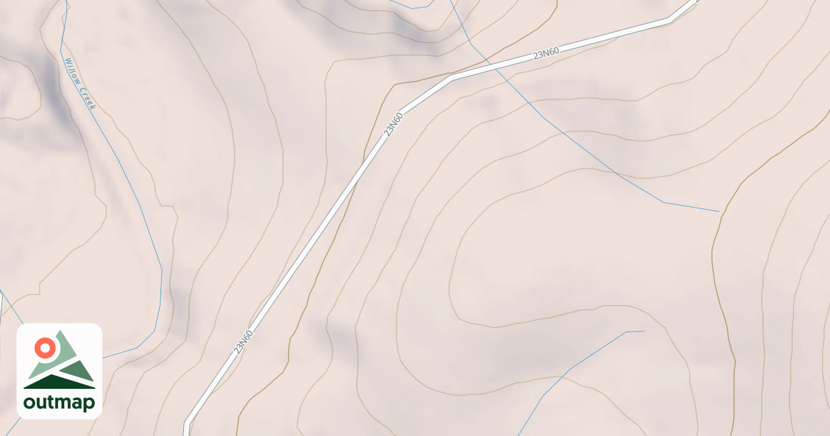 Map of CHINA GULCH