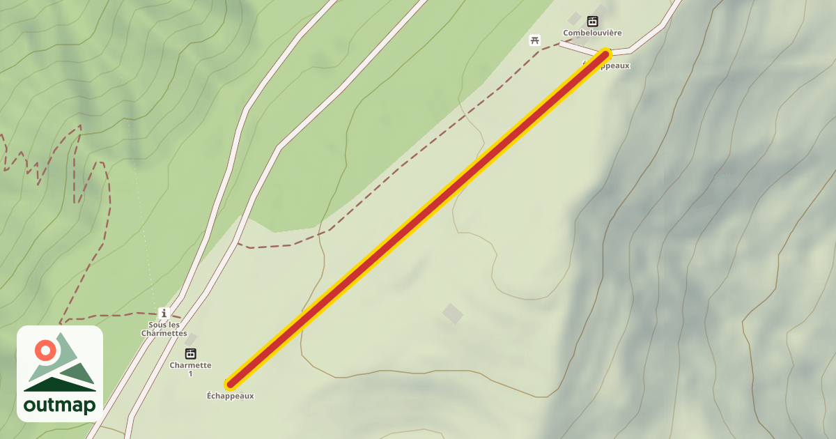 Map of Échappeaux