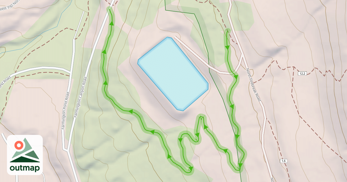Map of Ben's Berms Trail
