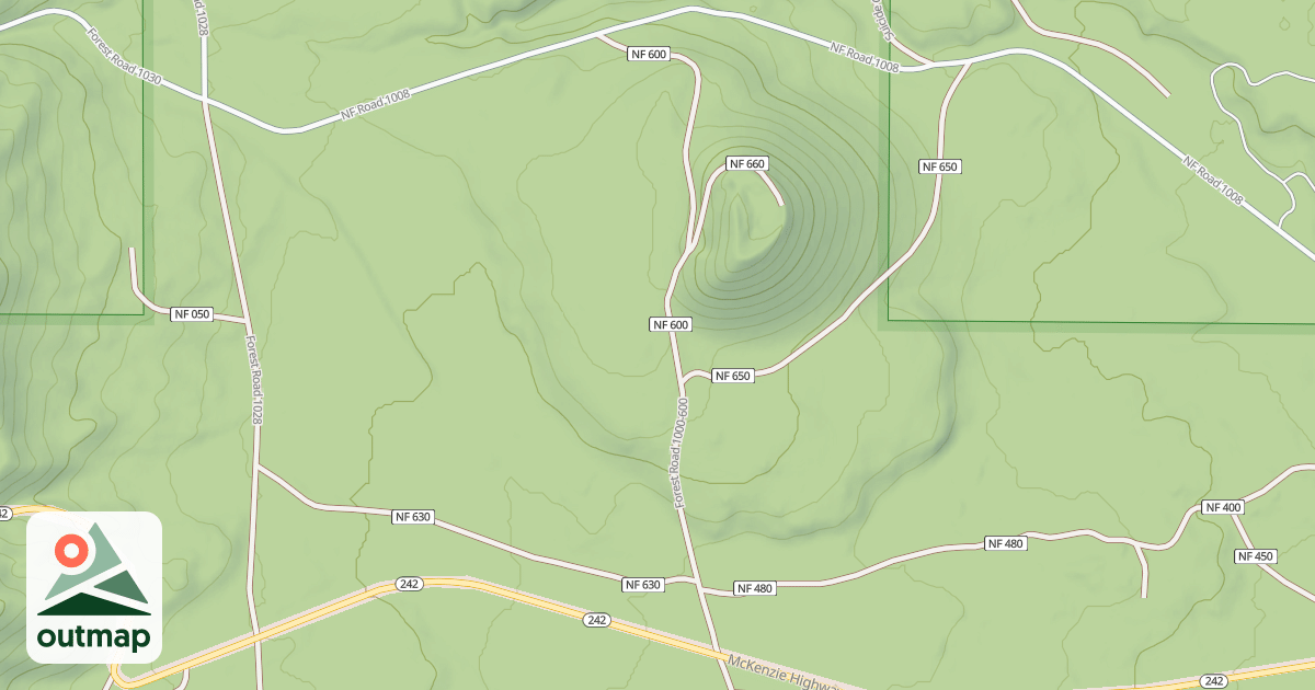 Map of 4 MI BUTTE