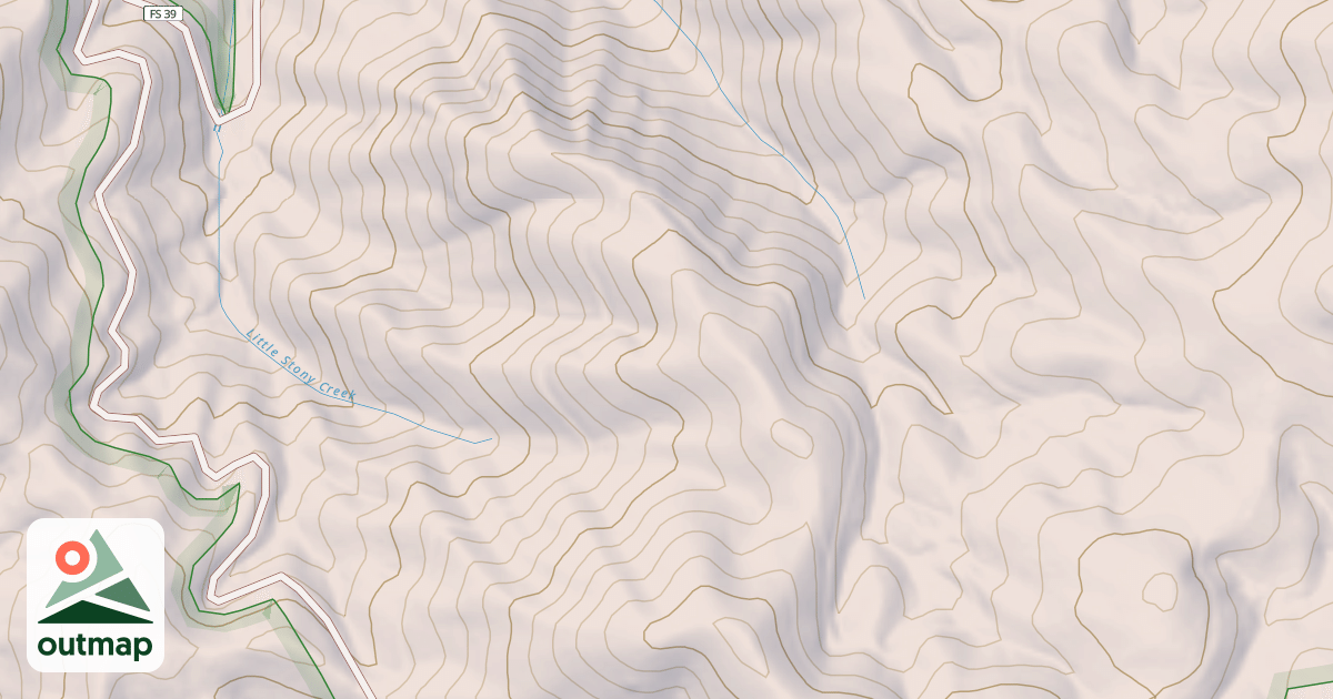 Map of LITTLE POND MTN.