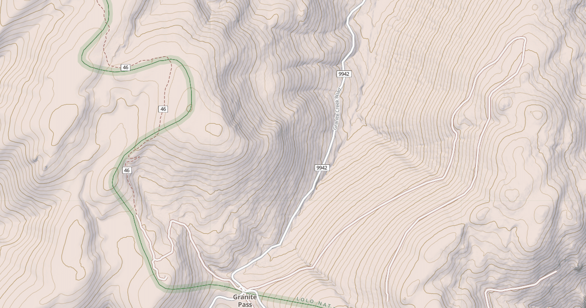 Map preview of GRANITE CREEK