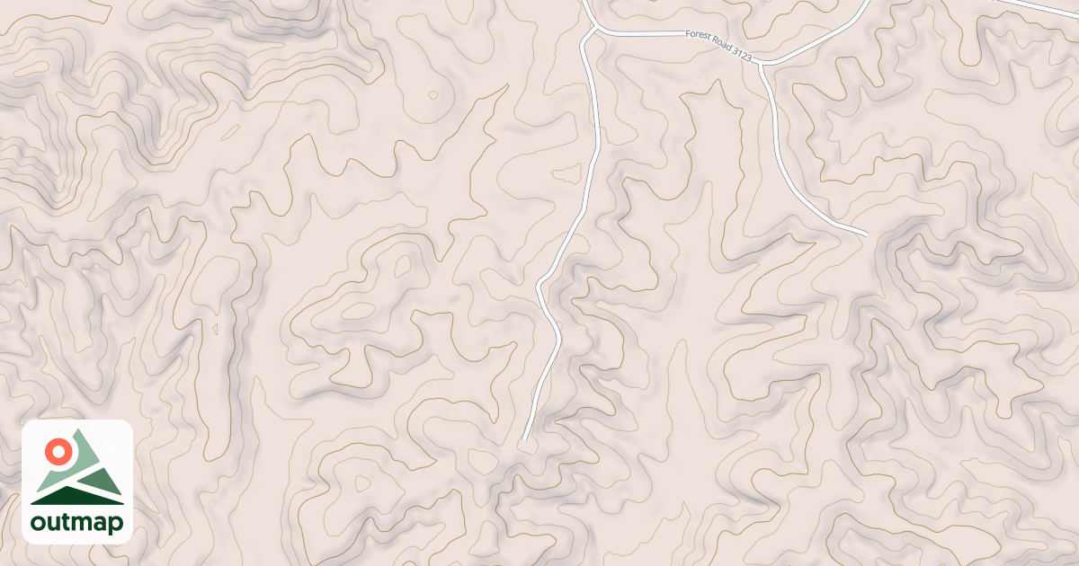 Map of DOG TICK RIDGE