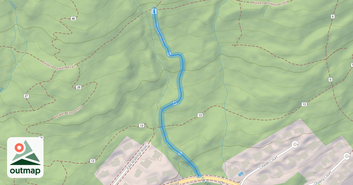 Map of Kilmer Trail